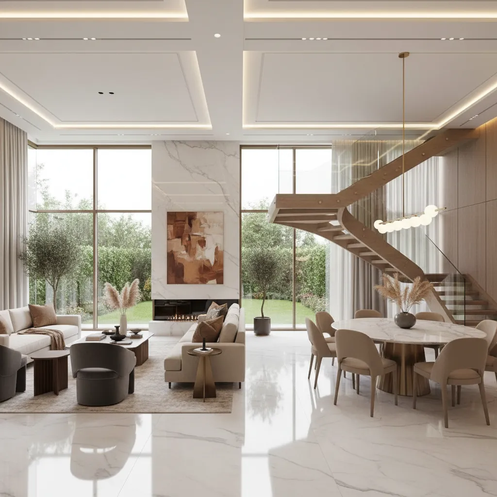 Thiết kế nội thất biệt thự nhà phố: Kinh nghiệm thực tế để không gian vừa sang vừa sống được lâu