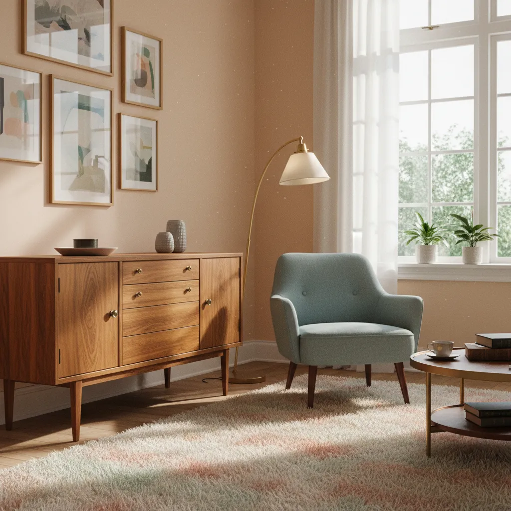 Estilo vintage en diseño de interiores: características