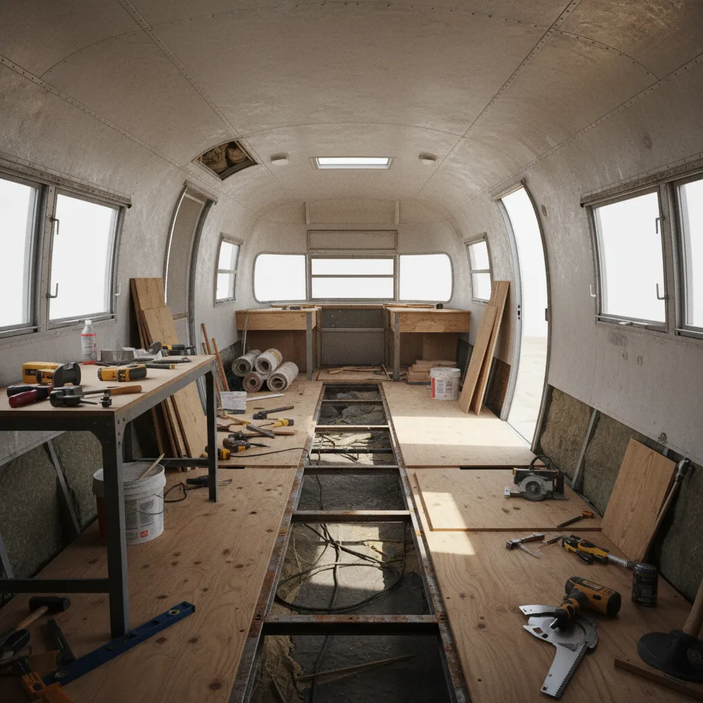Structural Risks in Restoring 1960 Vintage RV Floors