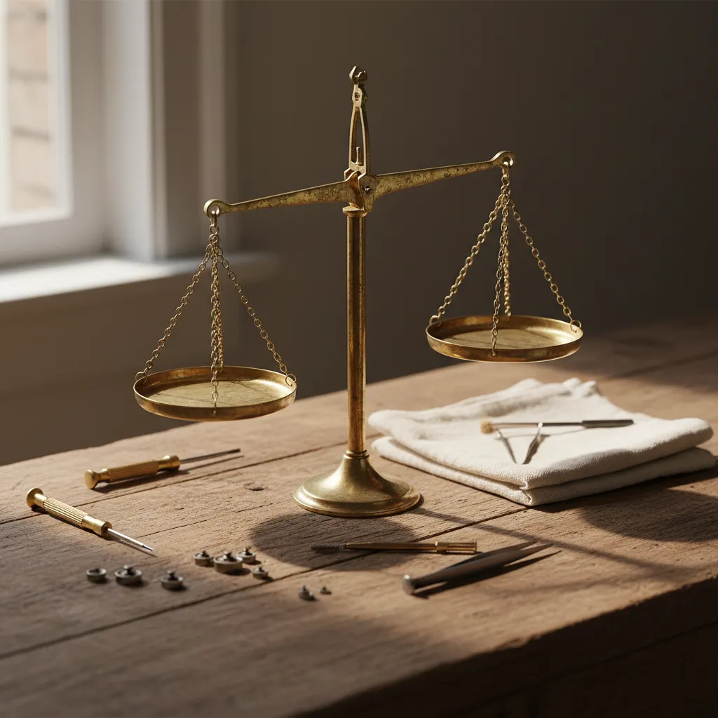 How I Restore and Calibrate Vintage Kitchen Balance Scales