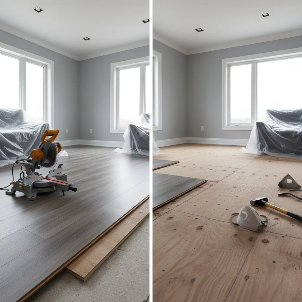Vinyl Flooring Over Laminate vs Removing Laminate First