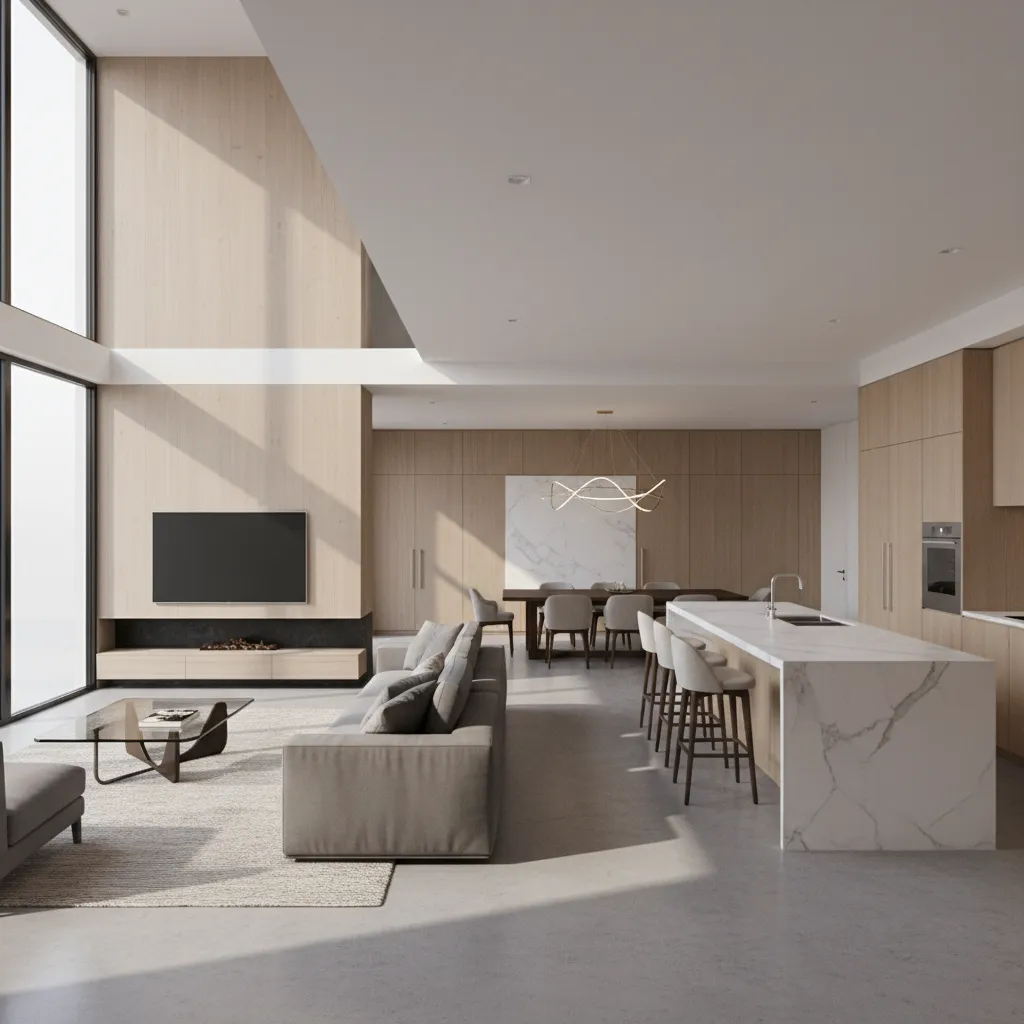 Recorrido virtual dentro de una casa diseñada digitalmente