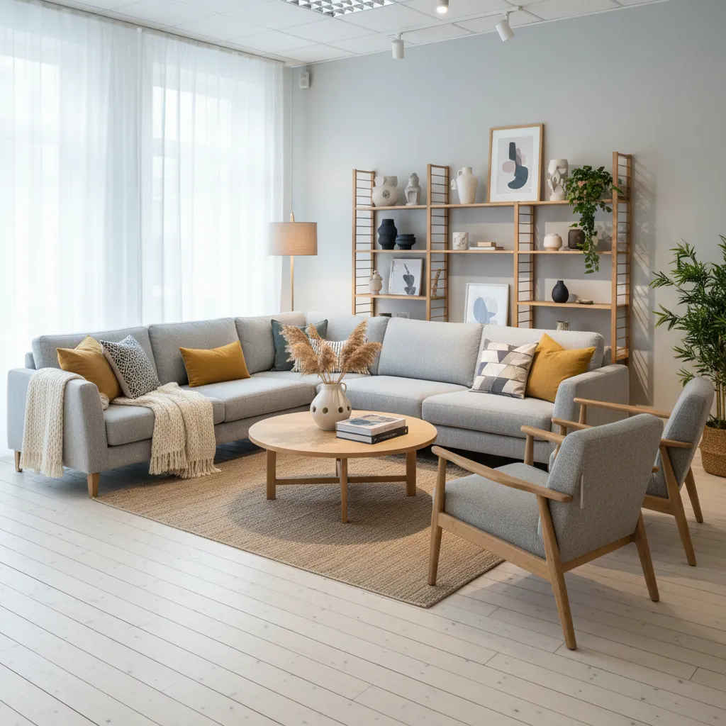 Espacio de exposición de salón diseñado para inspirar a clientes