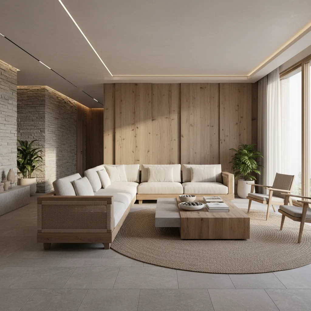 Render interior creado a partir de plano CAD