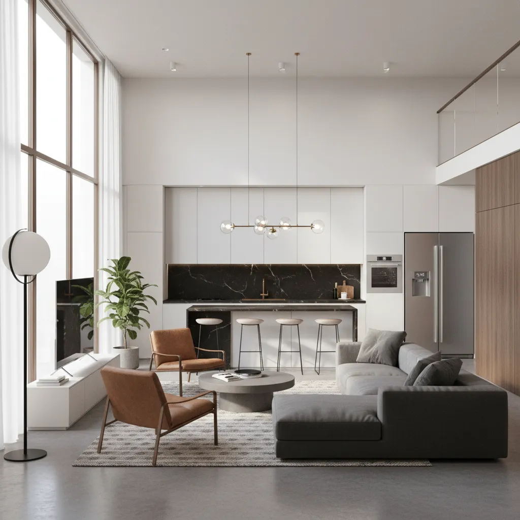 Visualización 3D de una casa generada desde un plano digital