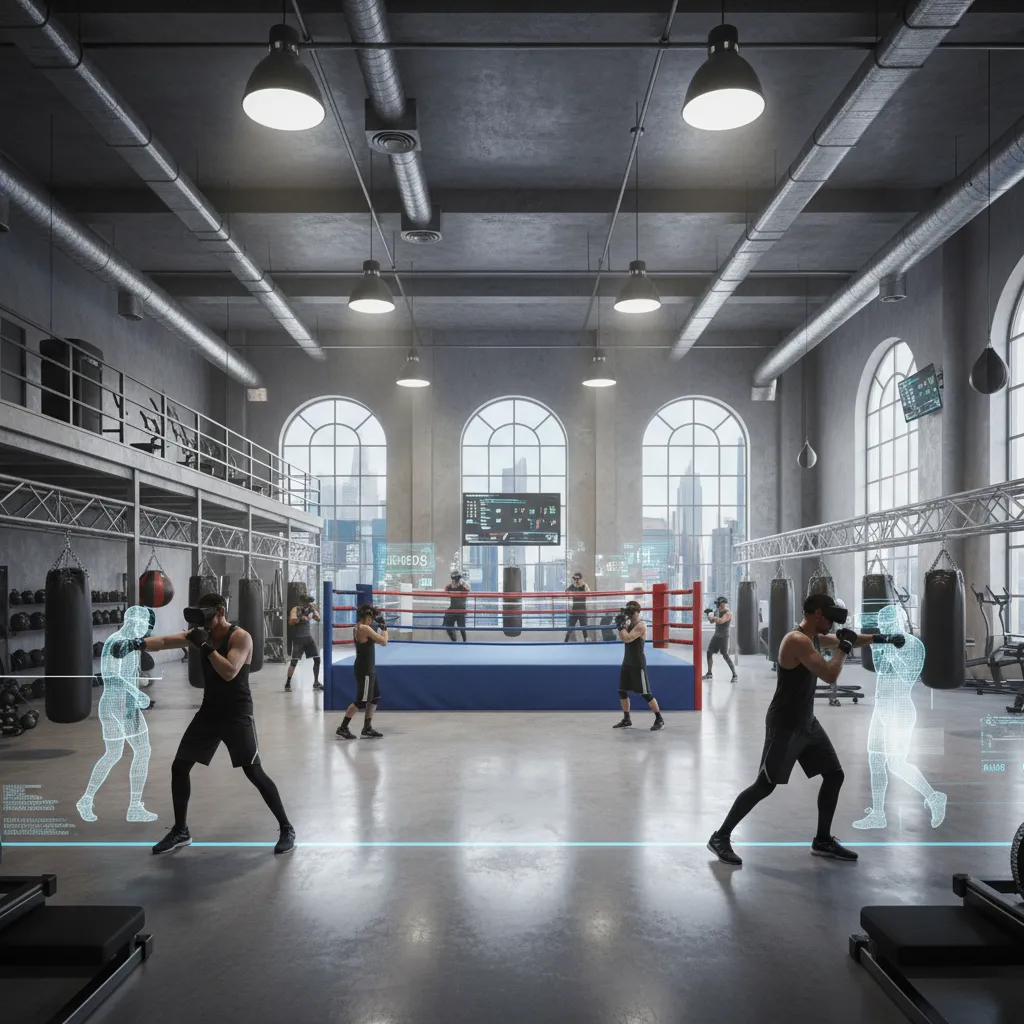 Dynamic 3D Boxing Gym Models in VR Training and Sports Simulation