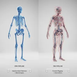 VRM vs FBX: Key Differences for Avatar Models