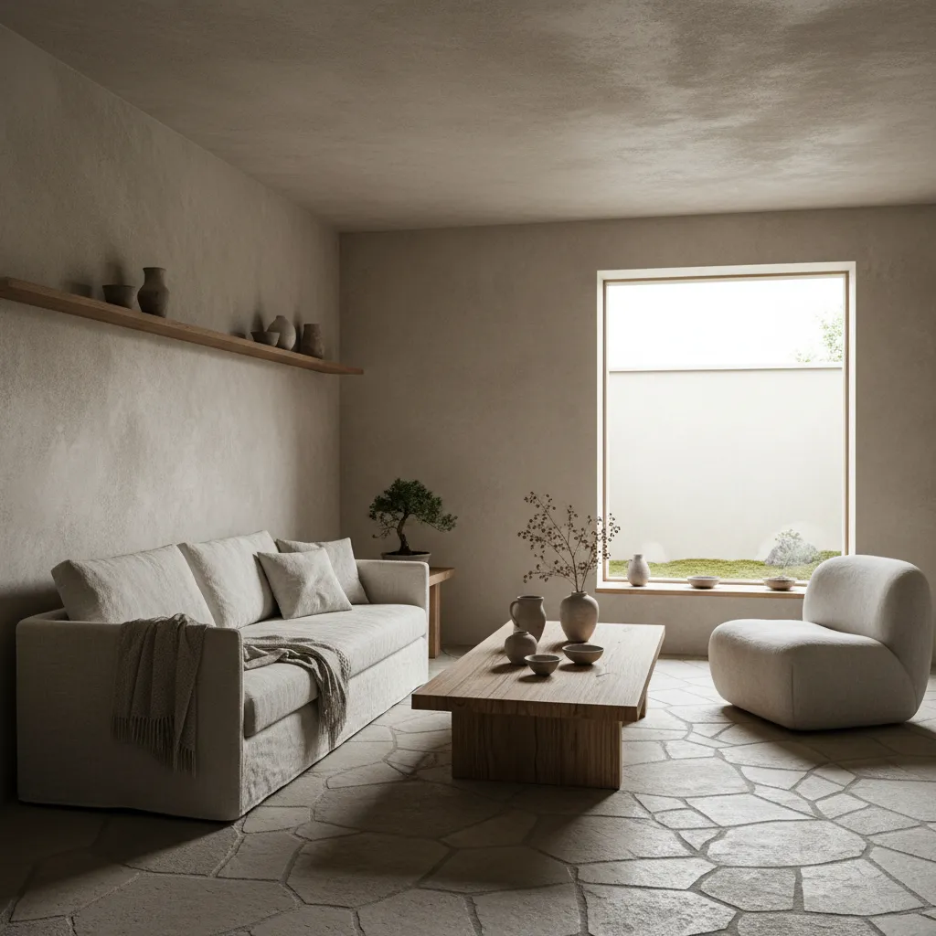 Estilo Wabi-Sabi en Diseño de Interiores