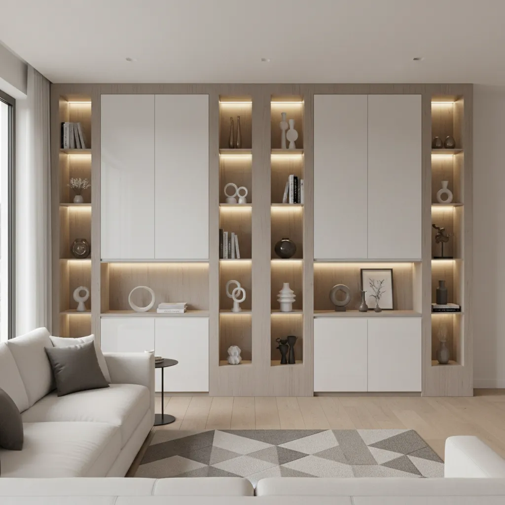 Wall Almirah Showcase Design Ideas That Maximize Space