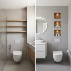 Wall Mounted vs Built In Storage for a 5x9 Bathroom