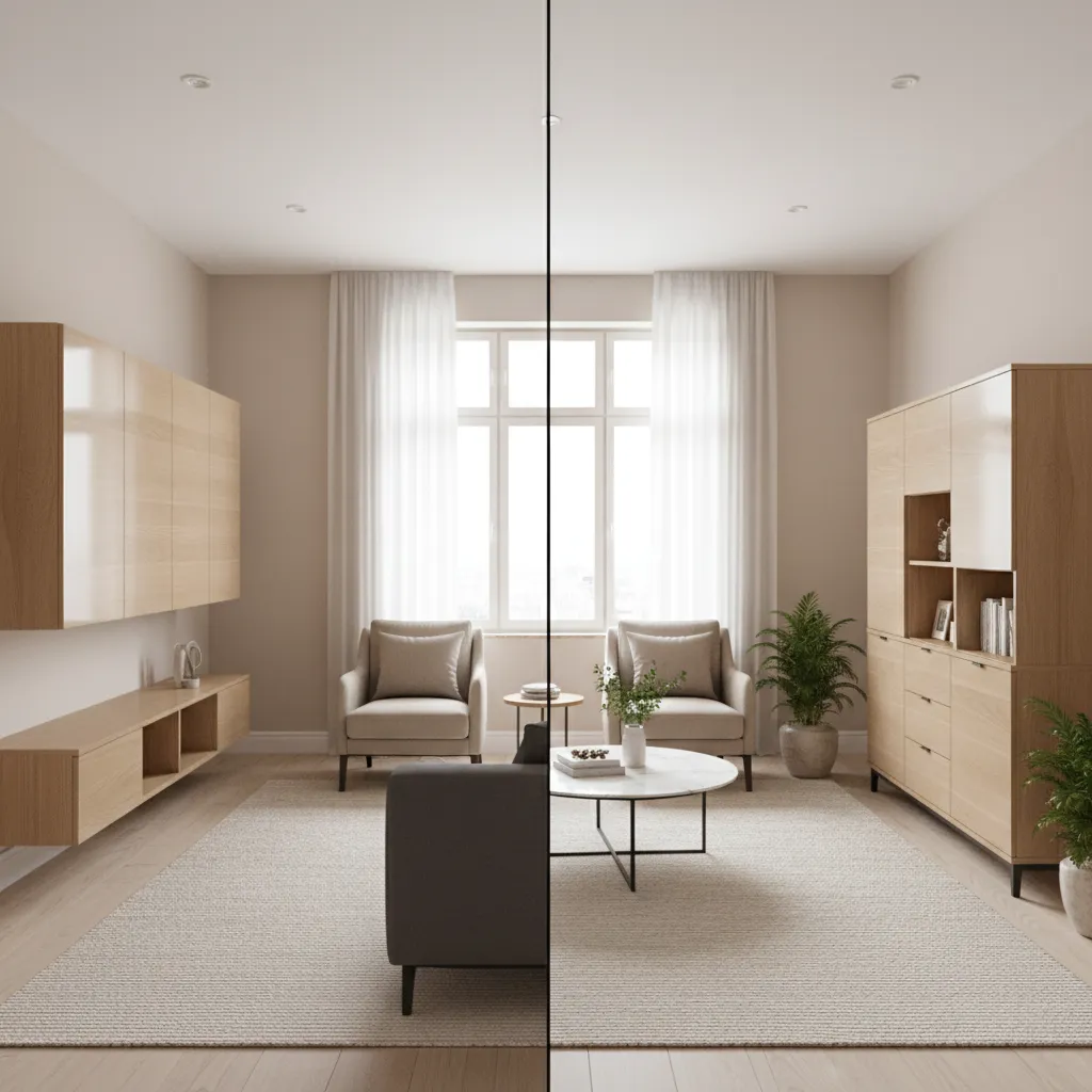 Wall-Mounted vs Floor-Standing Hall Almirahs for Small Spaces