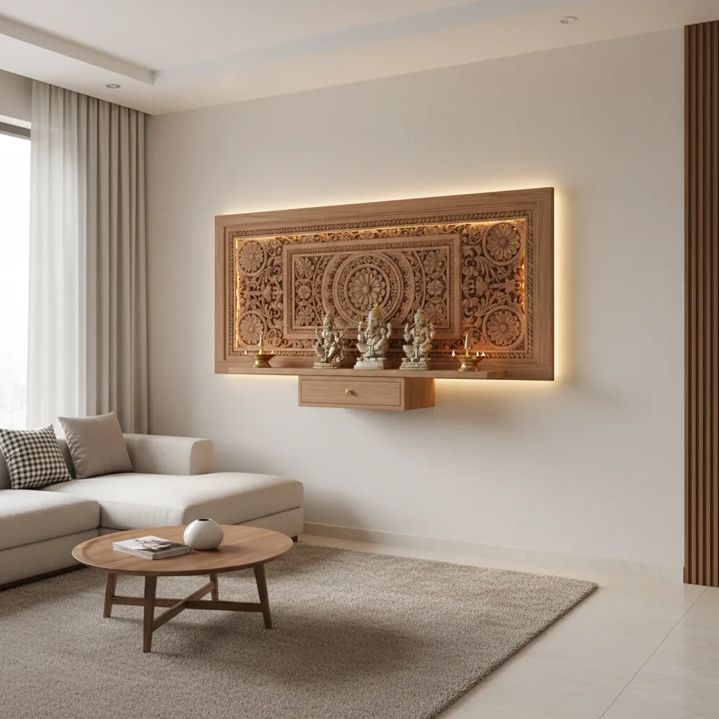 Pooja Mandir Designs for Walls with Five Inspiring Ideas