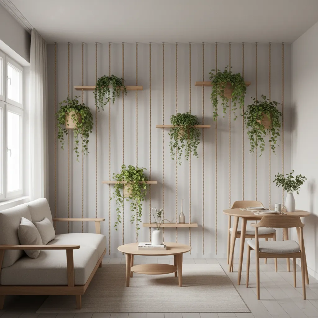 5 Wall Rope Design Ideas for Small Spaces
