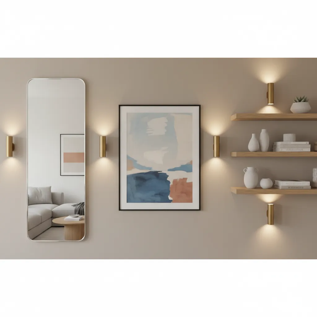 Wall Sconce Decor Ideas: Mirrors vs Artwork vs Shelving