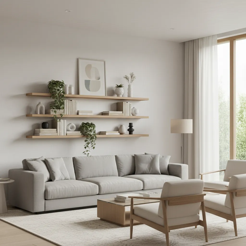 5 Wall Shelf Ideas for Living Room That Actually Improve Space