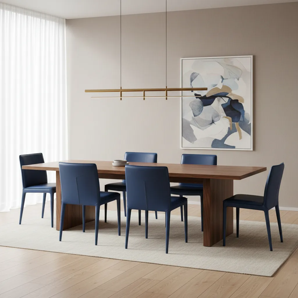 Best Wood Finishes That Complement Blue Leather