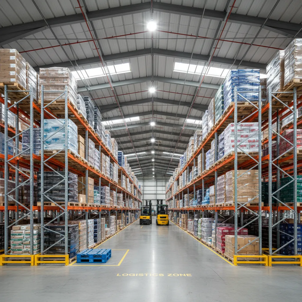 Khu kho và logistics trong thiết kế nhà xưởng