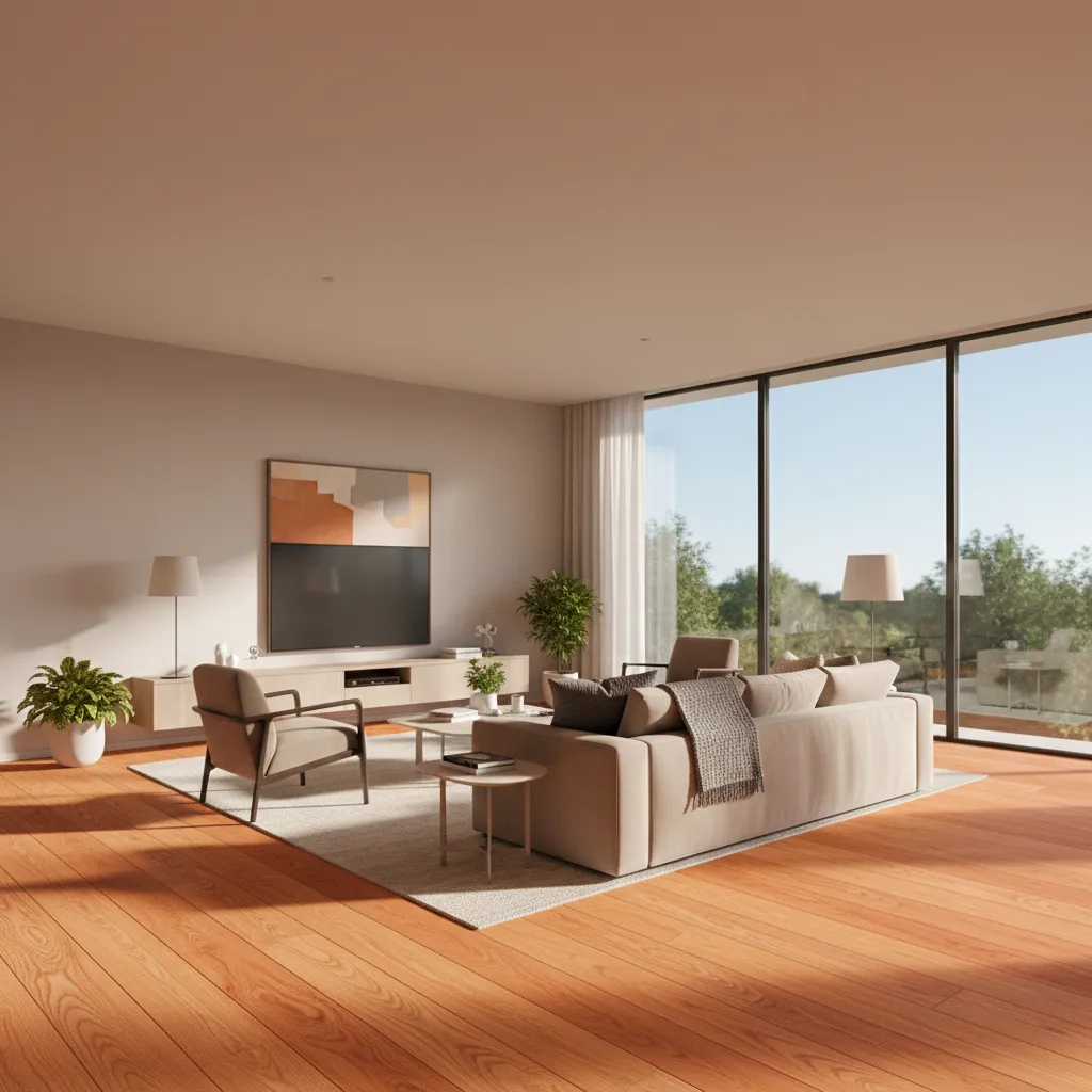 Interior Design Trends: Are Warm Orange Wood Floors Coming Back?