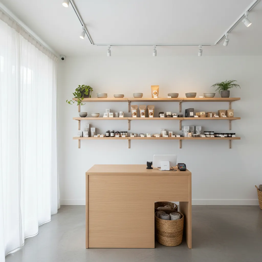 Warung rumahan sederhana dengan desain modern