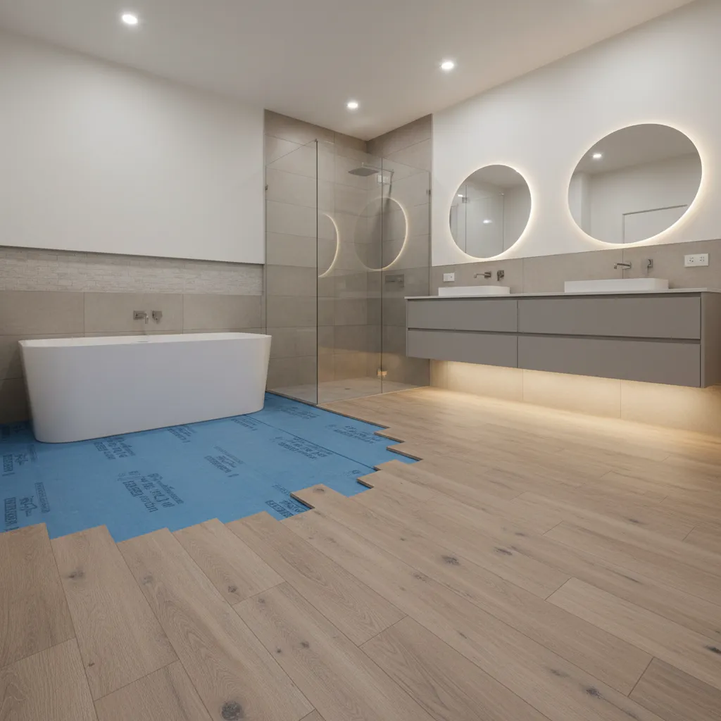 How to Waterproof a Floating Floor in a Bathroom