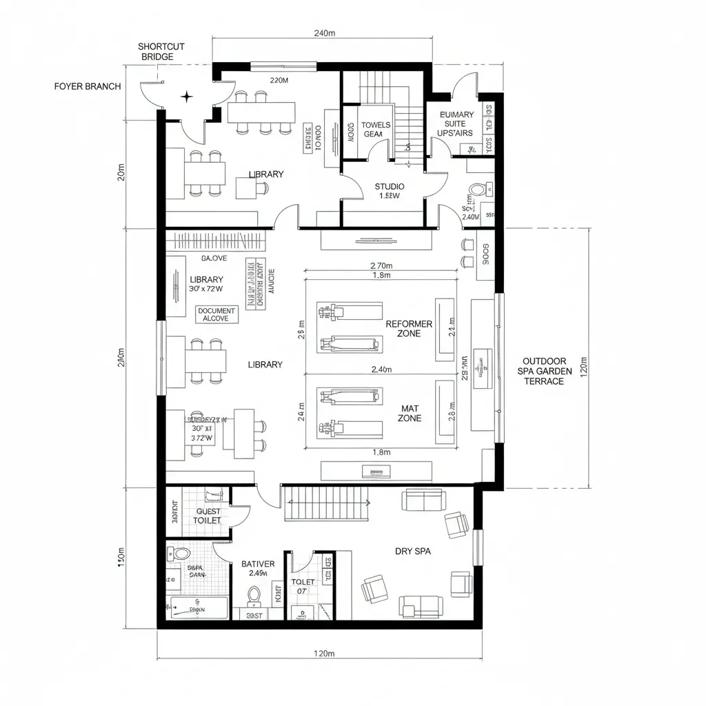 [
  {
    "url": "https://coohom-biz-sg-s3.coohom.com/ins/static/case/wellness-work-wing-floorplan-1765202636795492300.jpg",
    "alt": "Floor plan layout for house with library, exercise area, spa room, and outdoor garden terrace"
  }
]