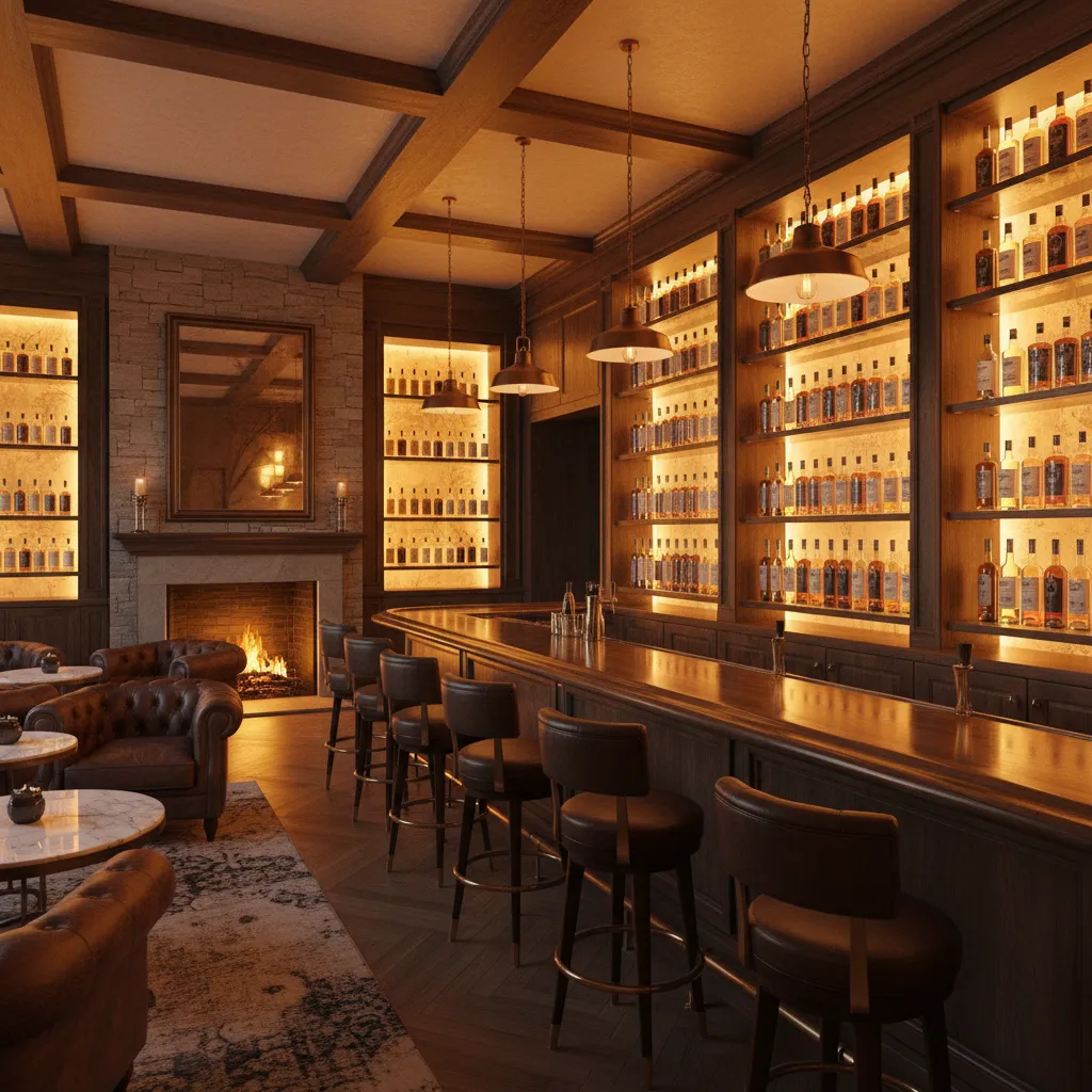 Professional Whiskey Bar Lighting Design: How Bars Create the Perfect Atmosphere