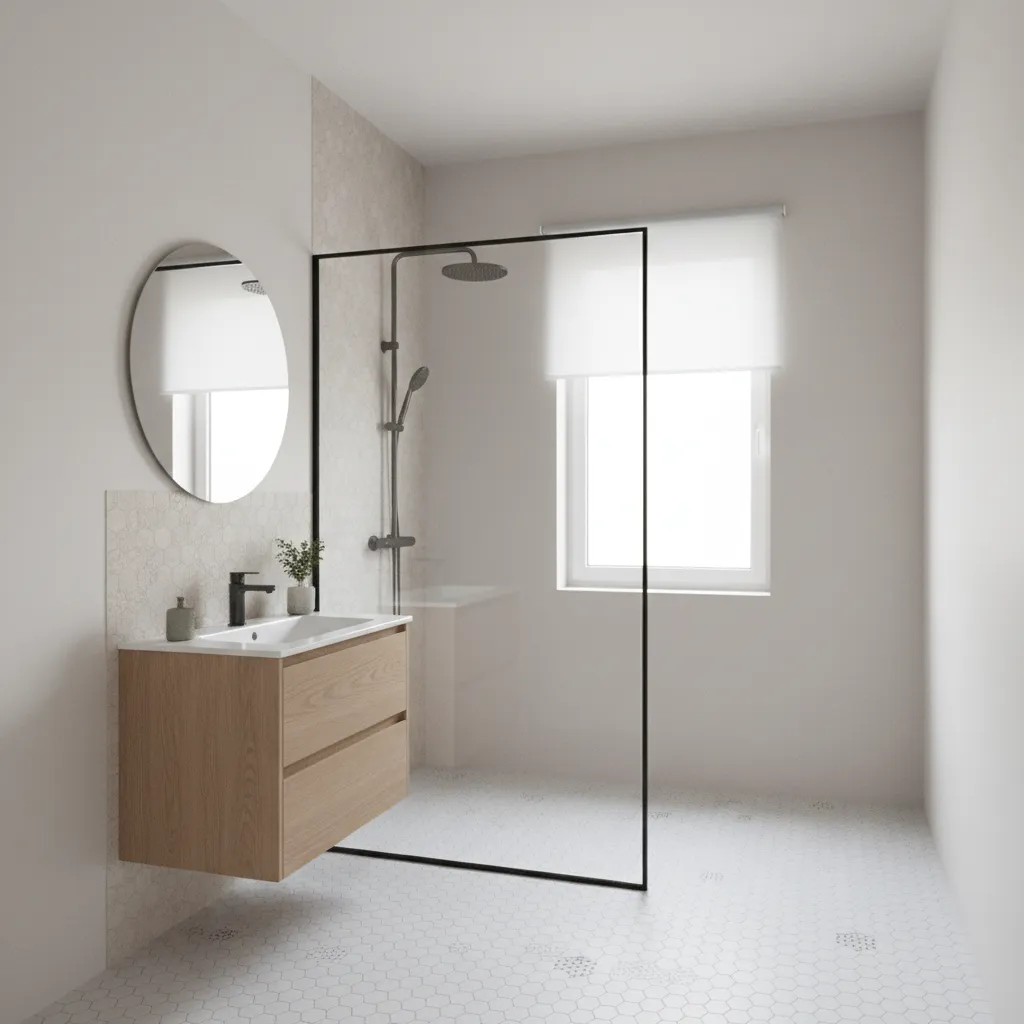 White Bathroom Floor Tile Ideas That Wow Small Spaces