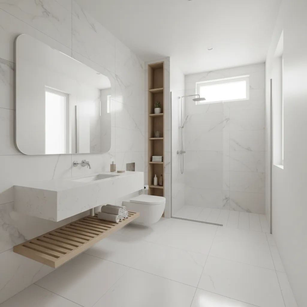 White Bathroom Designs for Small Spaces That Feel Surprisingly Spacious