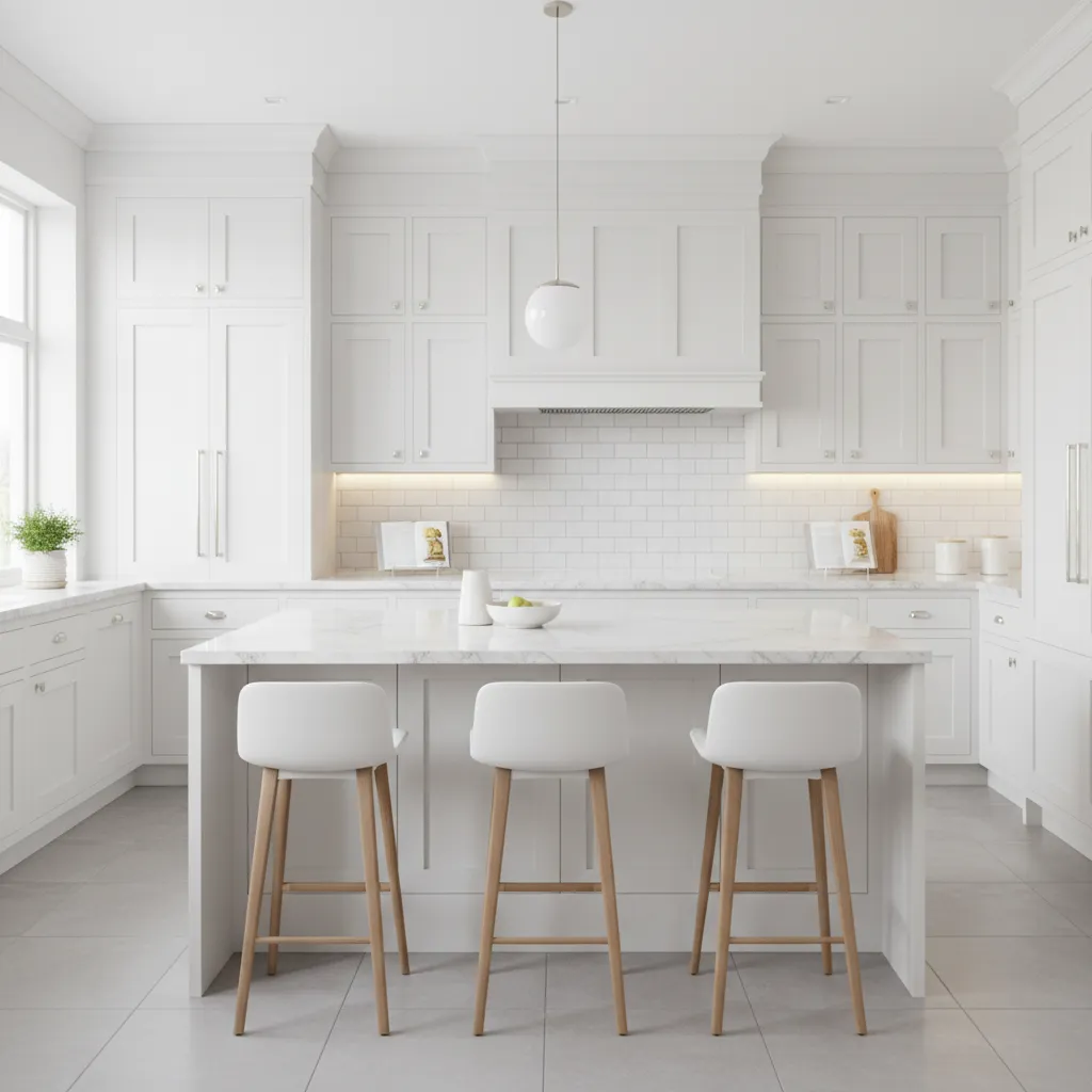 Optimize Tile Layout in a White Kitchen for Visual Balance: Design strategies for choosing tile patterns, orientation, and grout contrast that elevate white kitchen backsplashes.