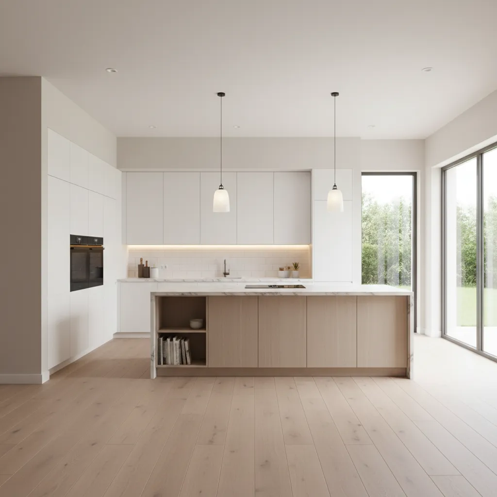 How to Optimize White Kitchen Cabinets for Lighting and Space