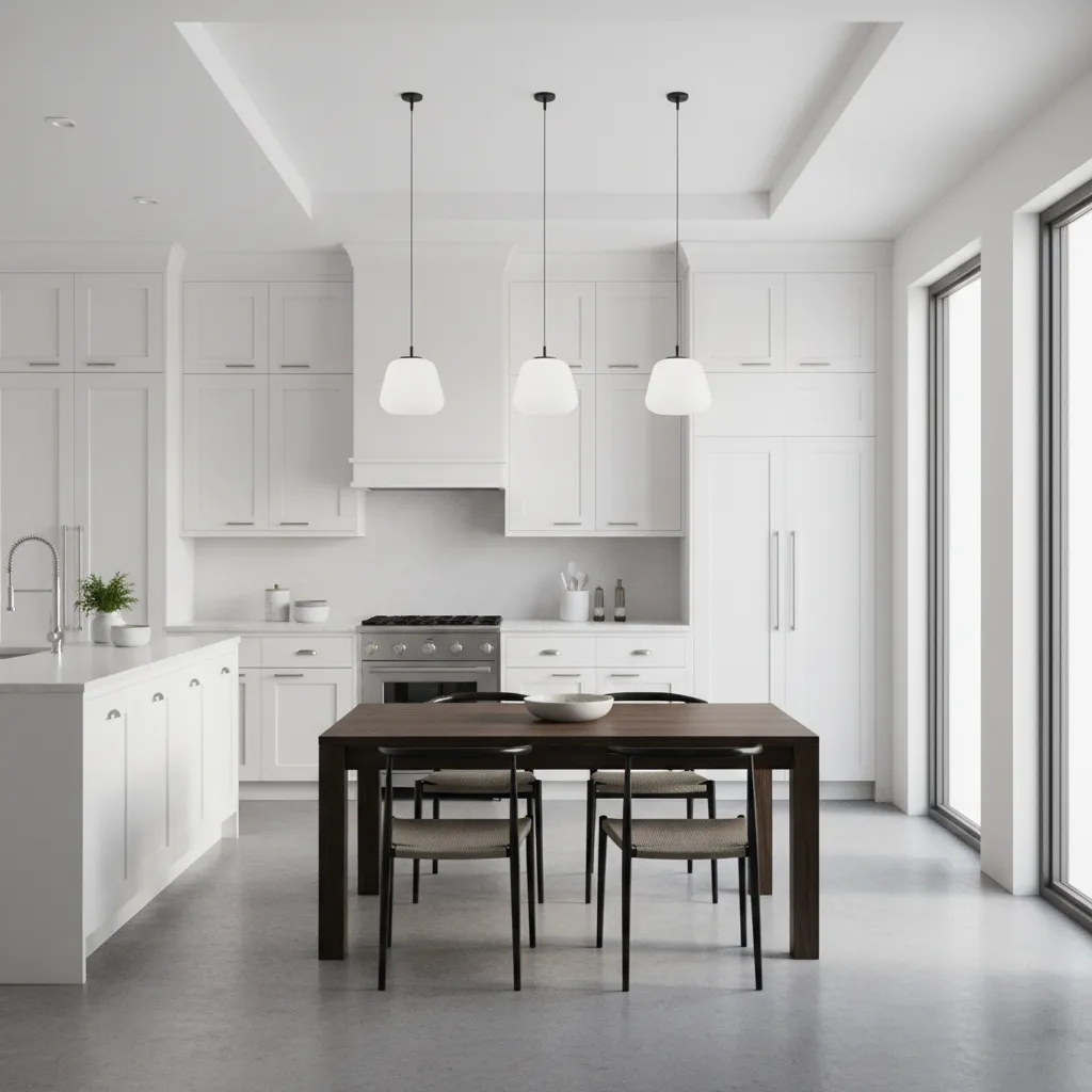 Common Kitchen Table Styling Mistakes with White Cabinets