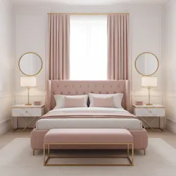 Interior Design Trends: Glam White Pink and Gold Bedrooms