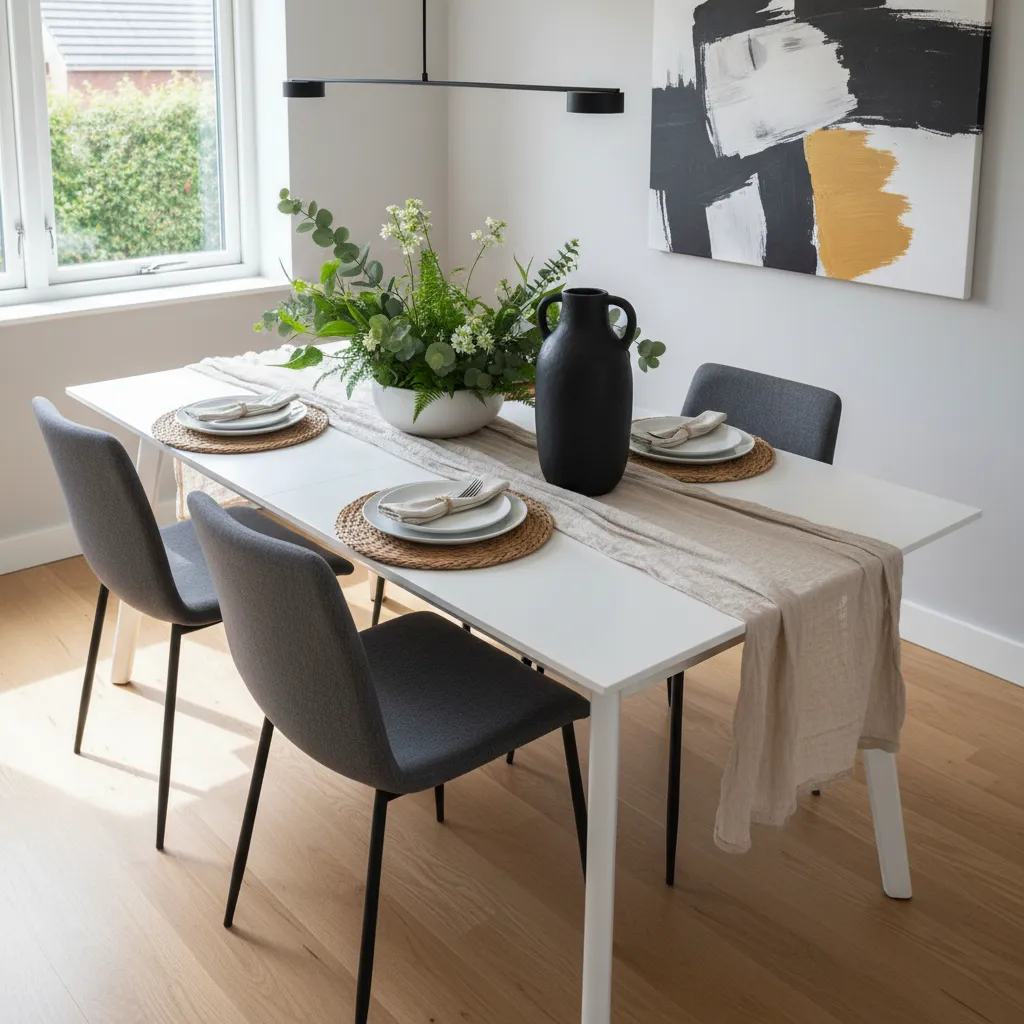 Choosing Colors That Complement a White Table