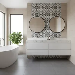 Best Tile Colors to Pair With a White Bathroom Vanity