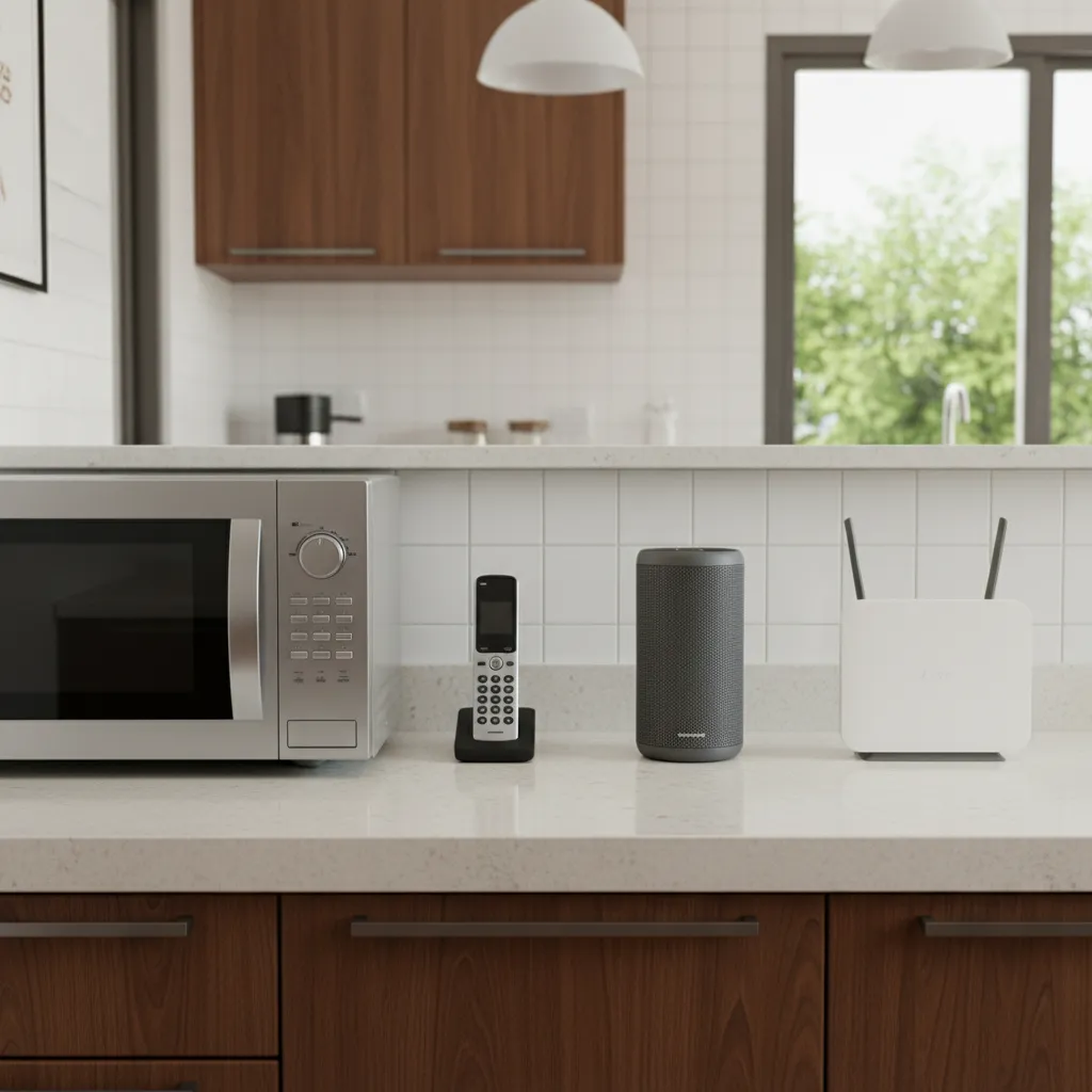 Common household devices that cause WiFi interference near a router