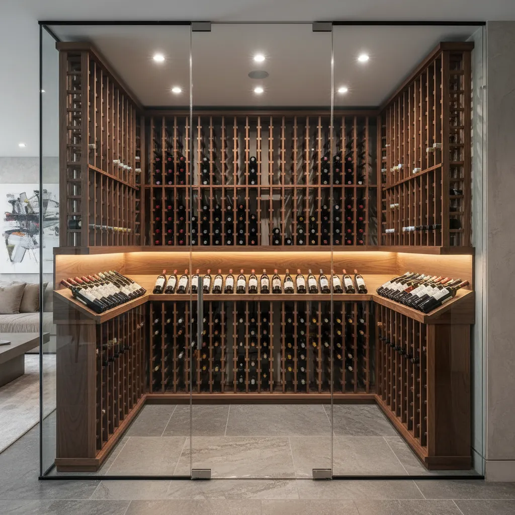 Diseño de cavas de vino para casas: guía práctica