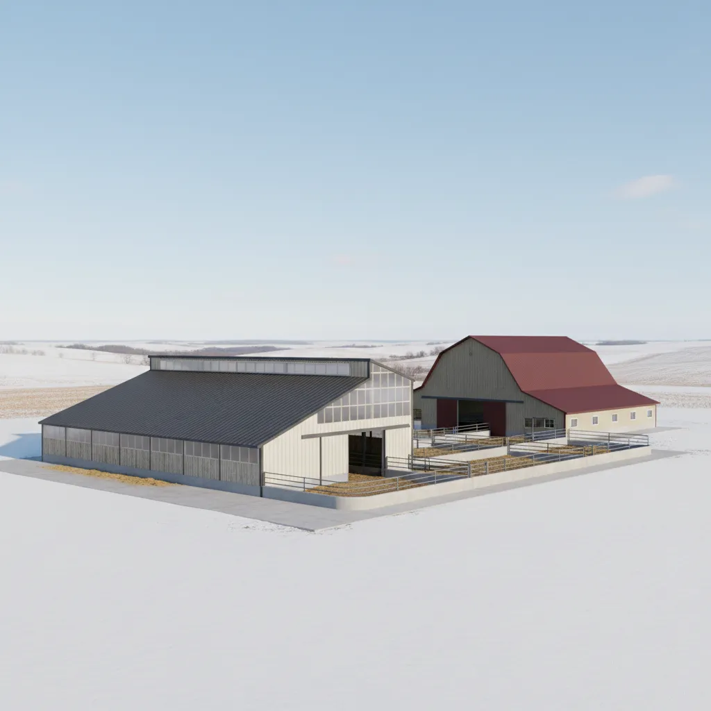 Comparing Beef Steer Barn Floor Plan Layouts for Wisconsin Farms