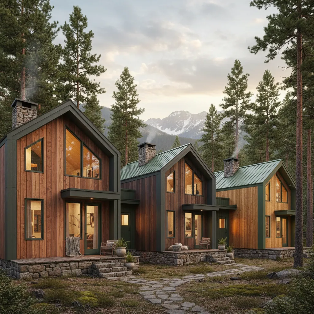 Wood House Color Palettes: 5 Ideas for Cabins & Lodges