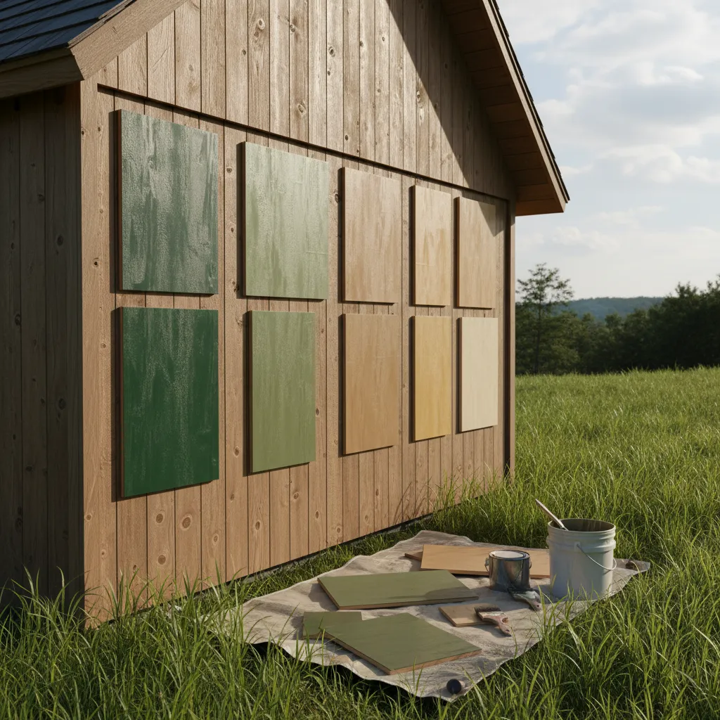 How I Test Wood House Paint Colors Before Painting