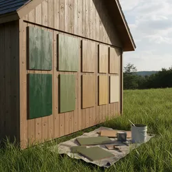 How I Test Wood House Paint Colors Before Painting