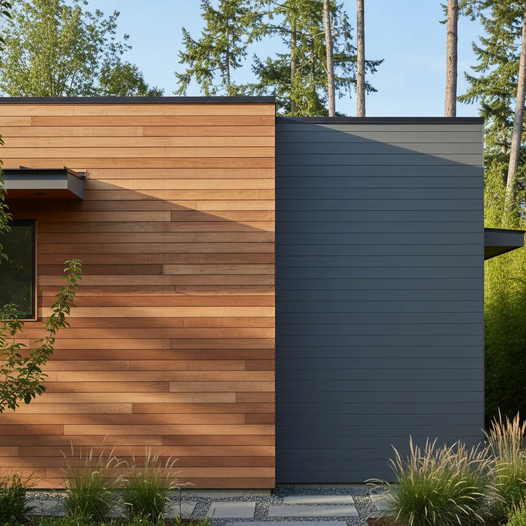 Wood Stain vs Exterior Paint for Wood Houses: Color appearance, durability, cost, and maintenance differences between wood stain and exterior paint for wood house exteriors