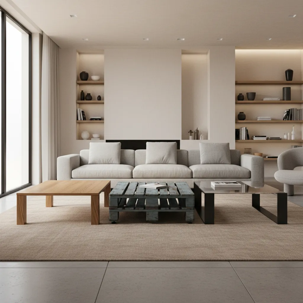 Wood vs Pallet vs Modern Materials for DIY Floor Tables