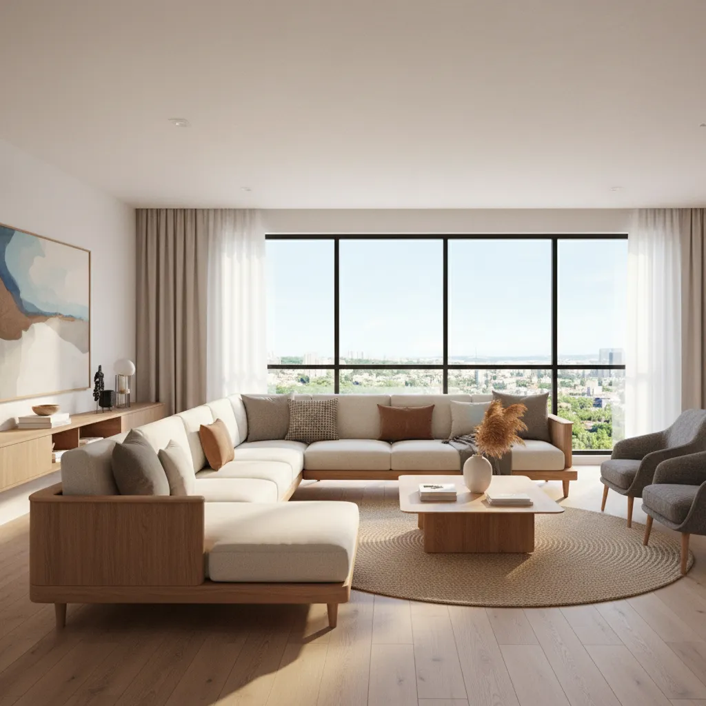 Can Simple Wooden Sofas Work in Small Living Rooms?