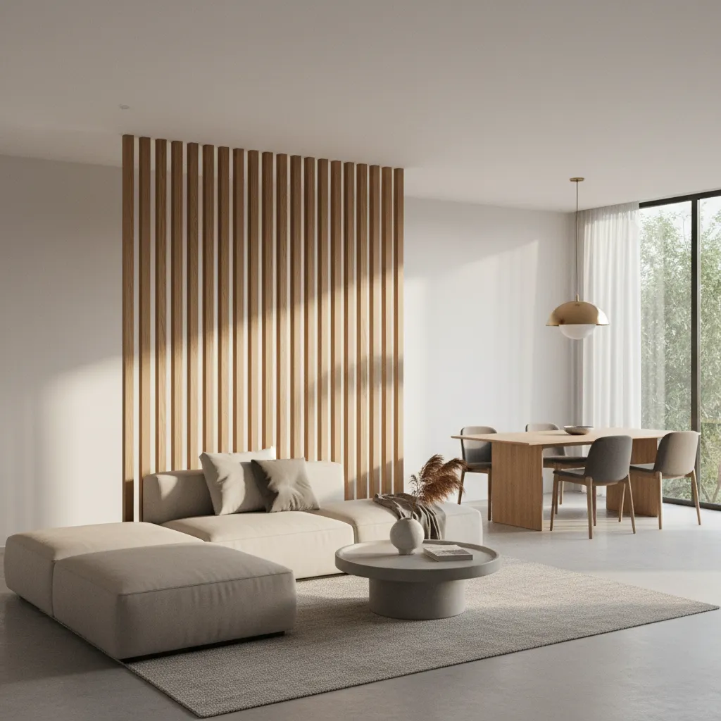 5 Wooden Partition Designs for Living Room That Add Style and Function