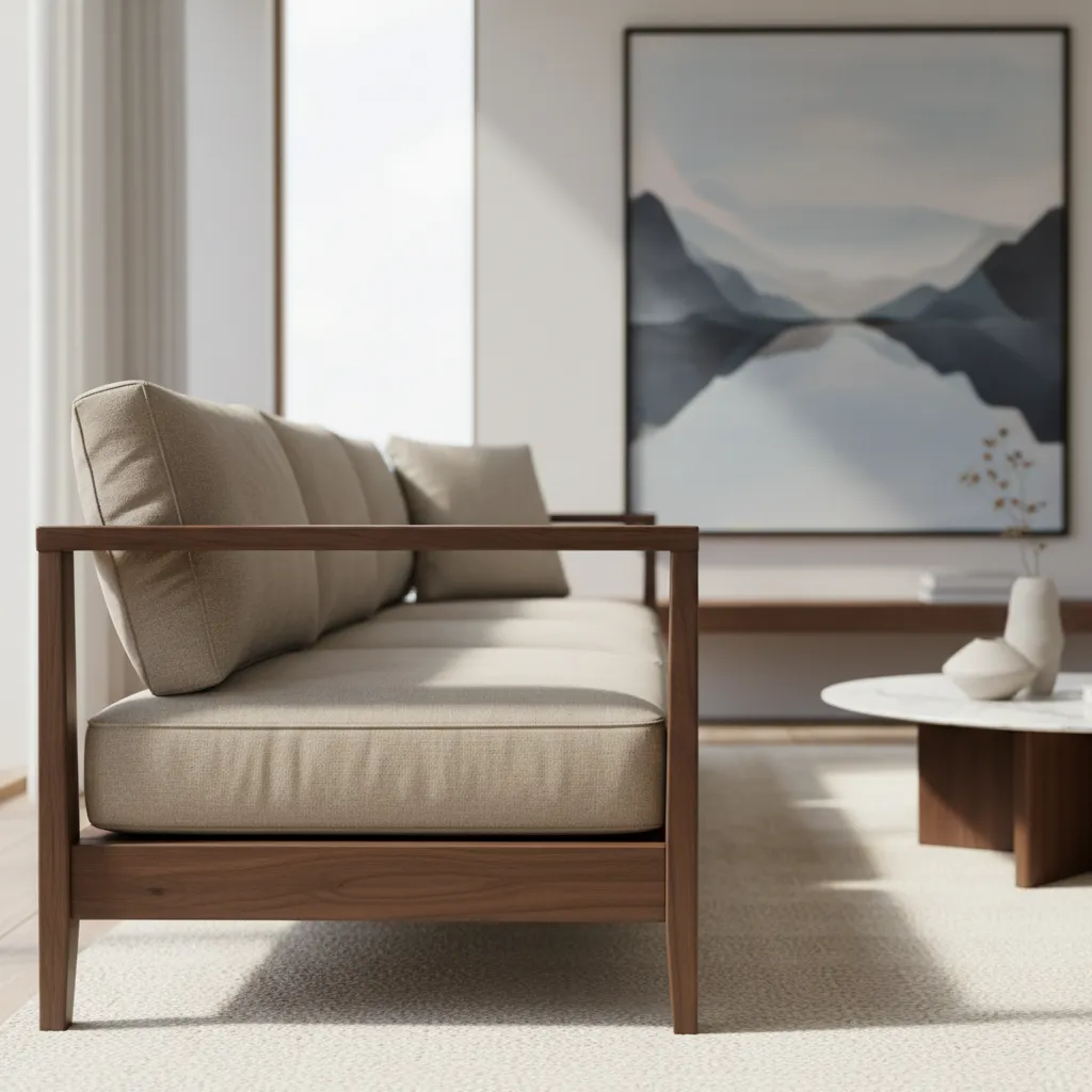 What Are the Most Practical Wooden Sofa Designs for Living Rooms?