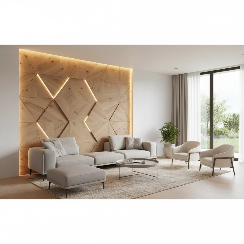 Wooden Tiles Design for Living Room Wall: Modern Ideas That Actually Work