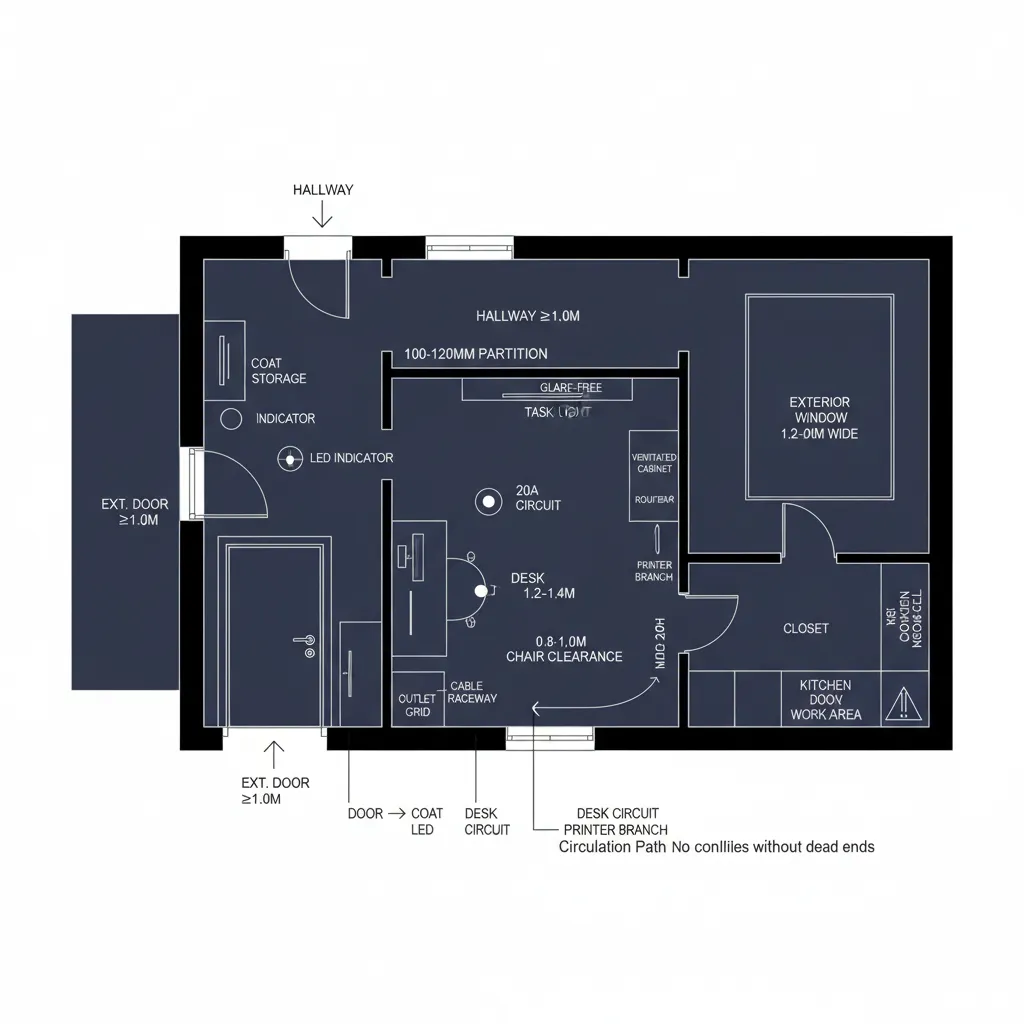 Work Nook + Entry Dock