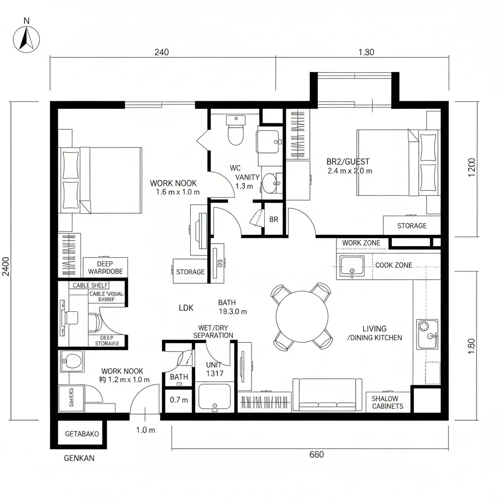 ワークスモール＋静寝室