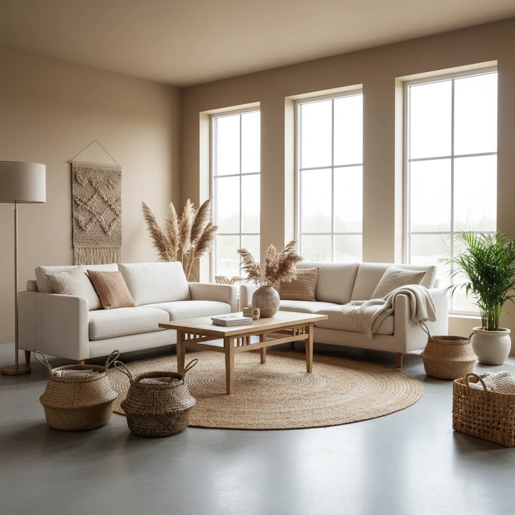 Interior Designer Tips for Using Baskets in Living Room Decor