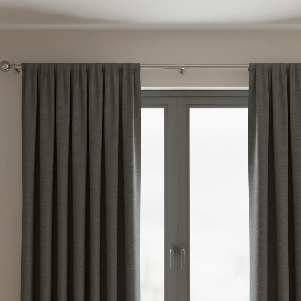 wraparound curtain rod eliminating side light gaps